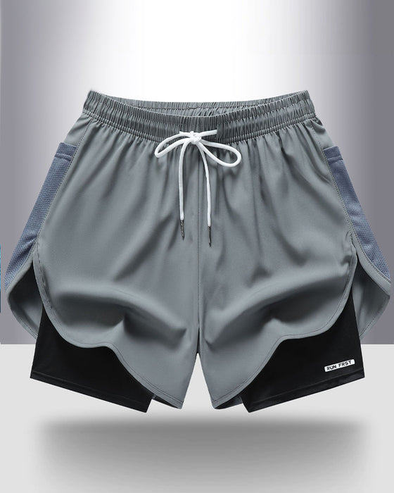 Breathable Quick-Dry Double-Layer Shorts