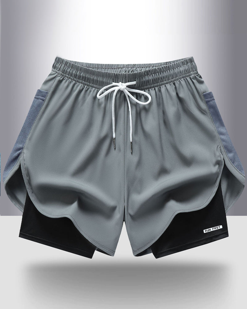 Breathable Quick-Dry Double-Layer Shorts