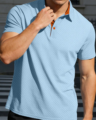 Men's Solid Color Short Sleeve T-Shirt