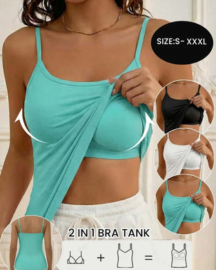 Built-In Bra Strappy Cami Top