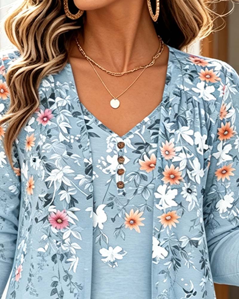 Casual Long Sleeve Blouse