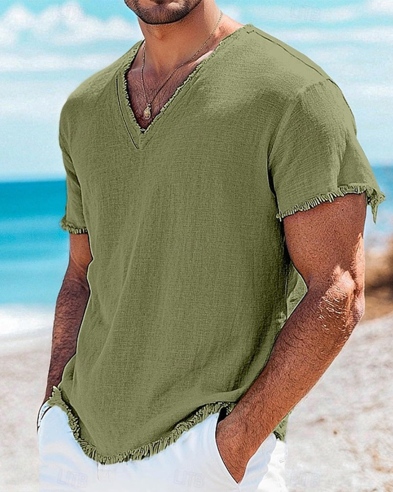 Men's Solid Short Sleeve T-Shirt