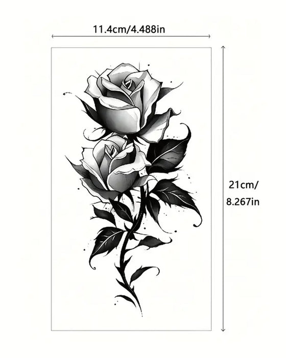 Simulation Flower Arm Tattoo Stickers