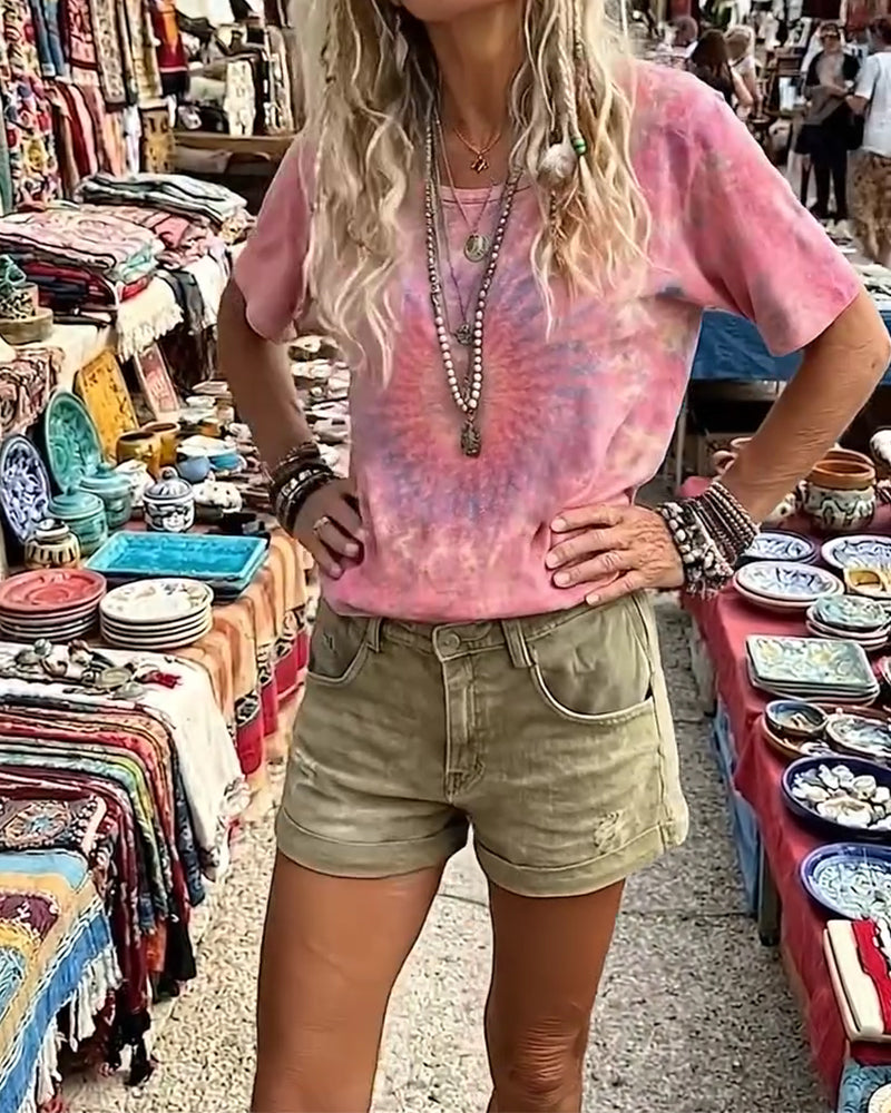 Gradient Tie-Dye T-Shirt