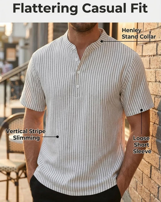 Men's Casual Striped T-Shirt