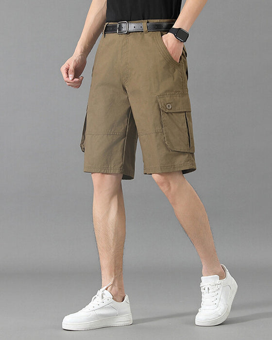 Men's Multi-Pocket Cargo Shorts