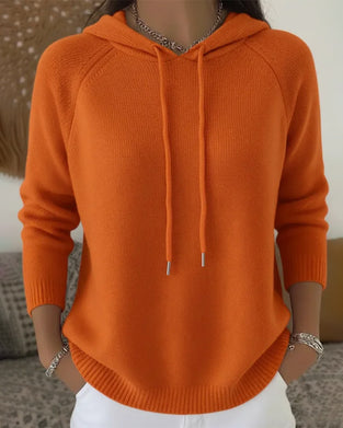 Hooded Fashionable Pullover Sweater
