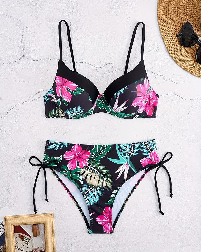 Fashion Printed Push Up Bikini