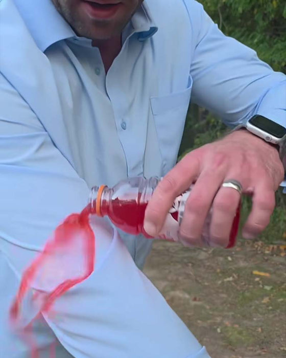 Solid Casual Waterproof Stretch Shirt