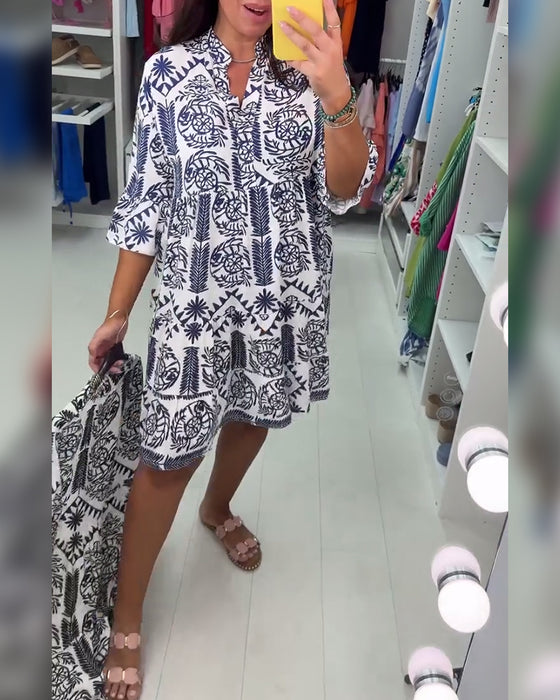 Fashion Street Print Dress