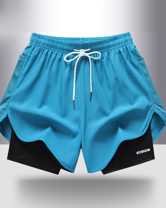 Breathable Quick-Dry Double-Layer Shorts