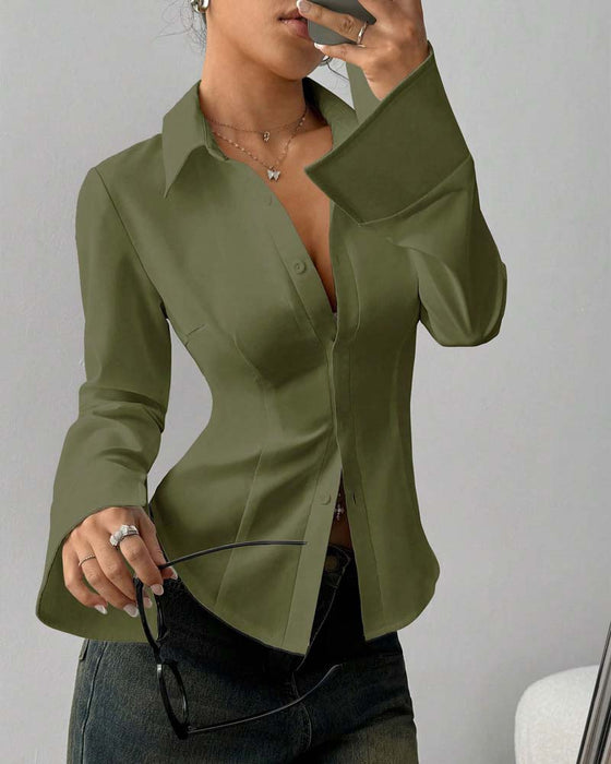 Women's Elegant Slim-Fit Blouse