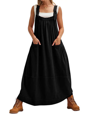 Loose Fit A-Line Jumper Dress