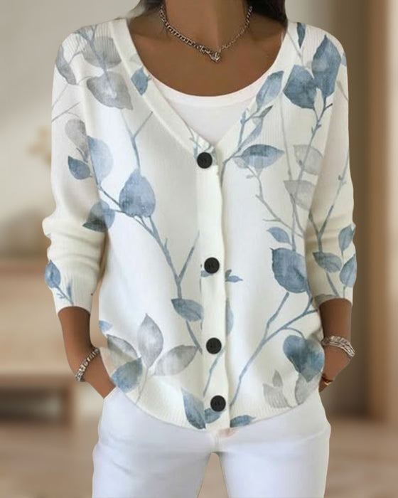 Botanical-Inspired Cardigan
