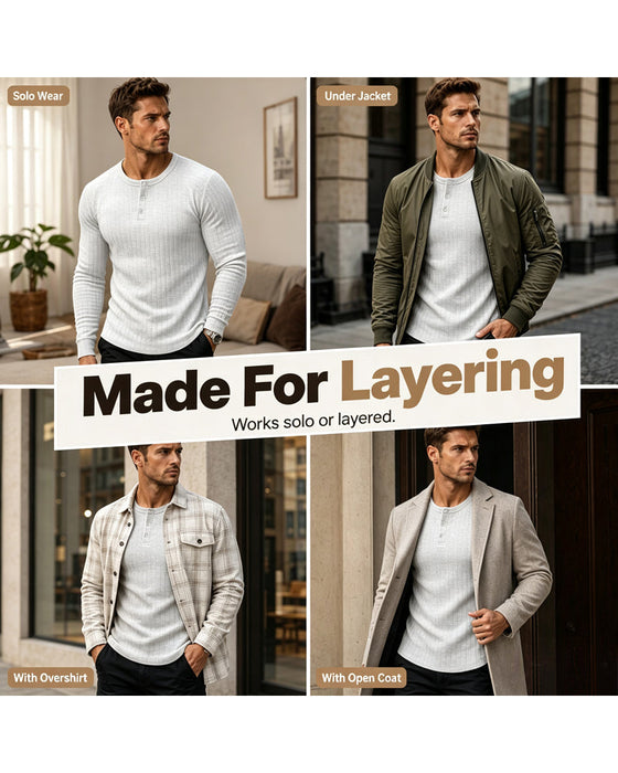 Vertical Stripe Long Sleeve T-Shirt