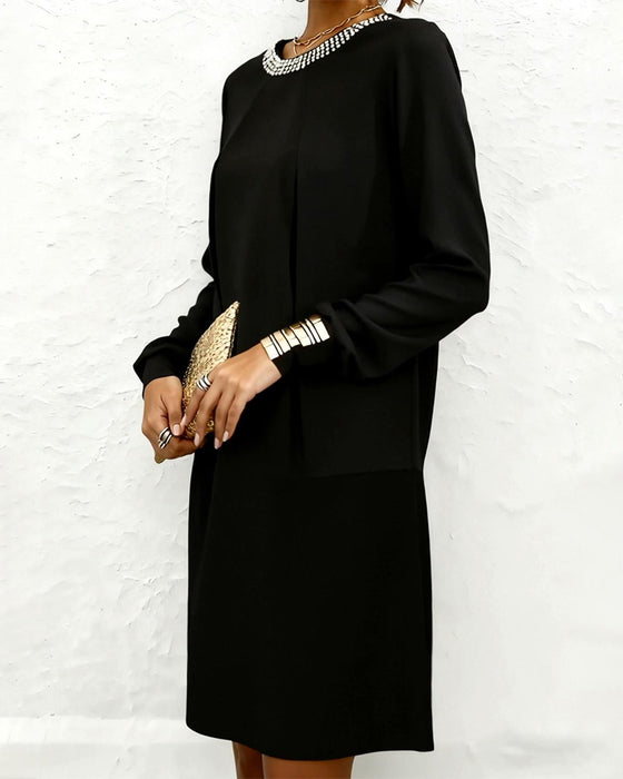 Fashionable And Elegant Long Sleeve Dress