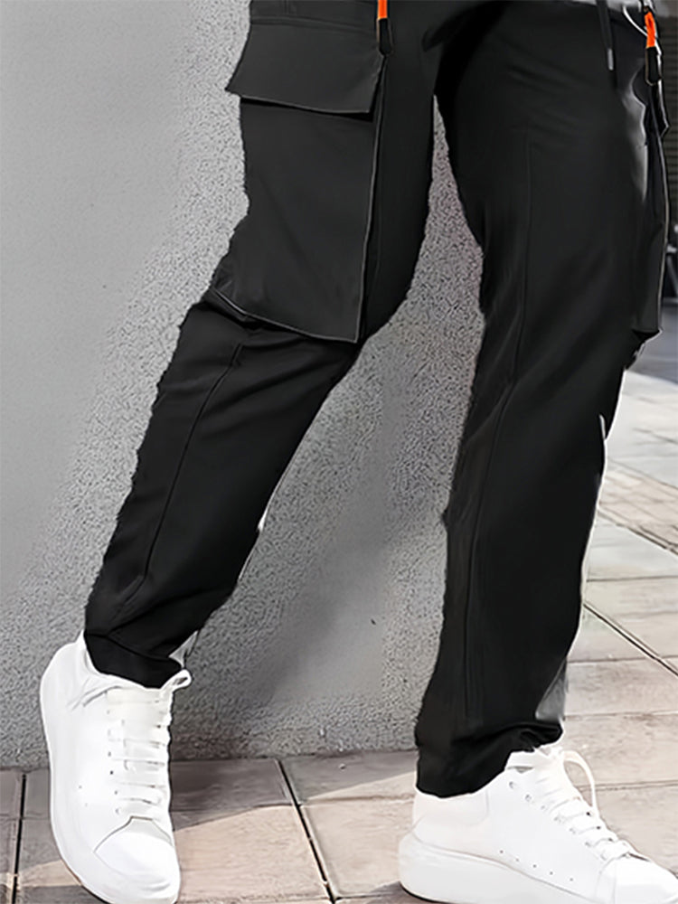 Sporty Multi-Pocket Cargo Pants