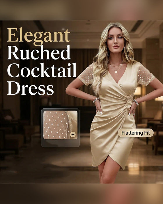 V Neck Party Dress