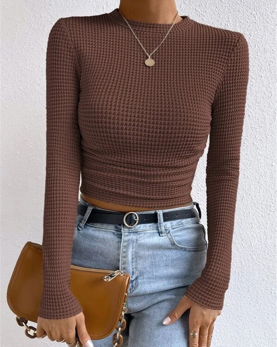 Slim Fit Versatile Long Sleeve Top
