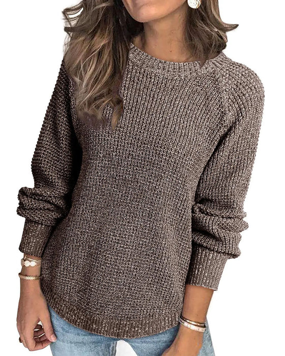 Long-Sleeved Crew-Neck Pullover
