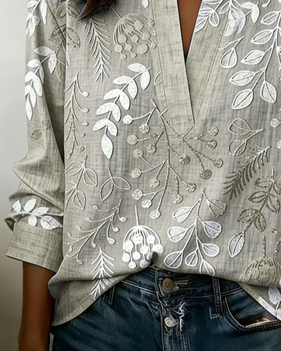 Heavy Industry Stand Collar Blouse