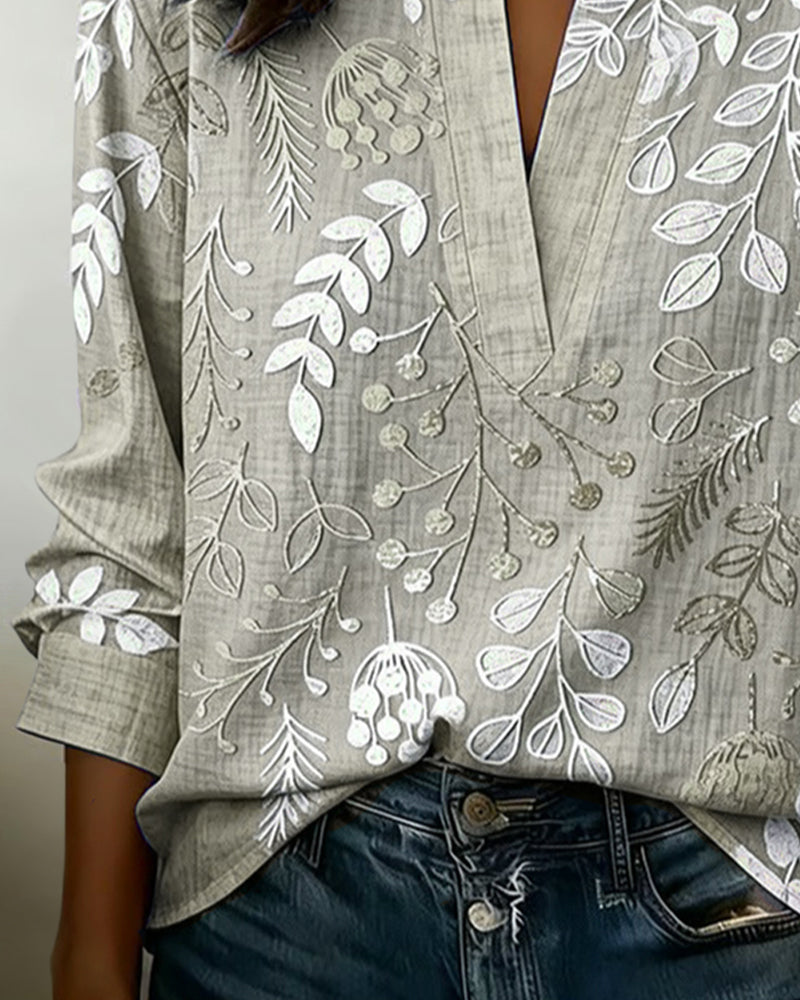 Heavy Industry Stand Collar Blouse