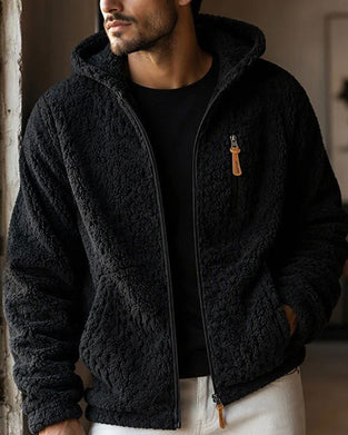 Men's Hooded Zipper Coat