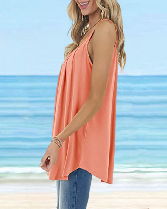 Women's Basic Round Neck Camisole