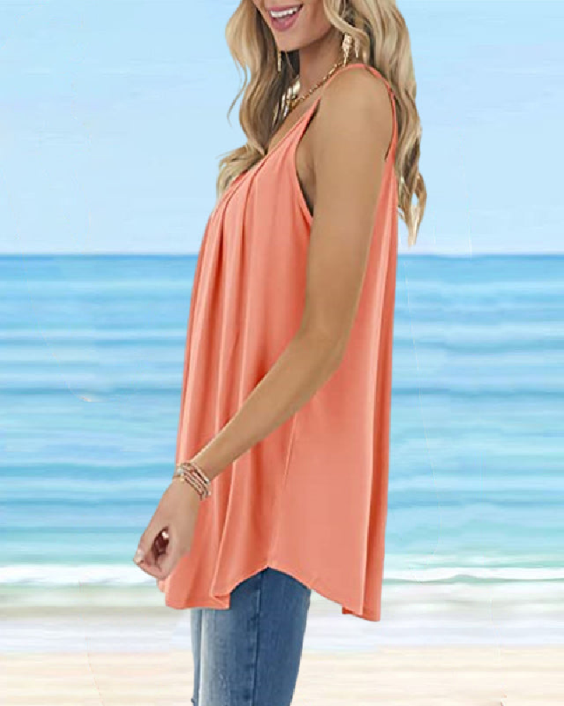 Women's Basic Round Neck Camisole