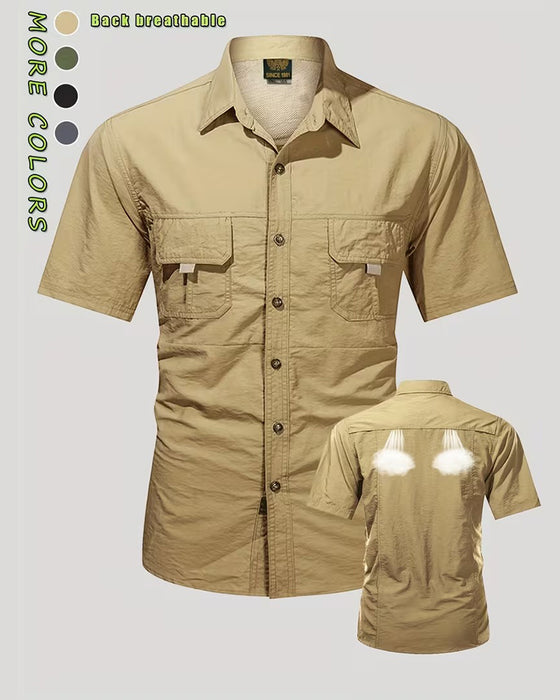 Casual Breathable Short Sleeve Shirt