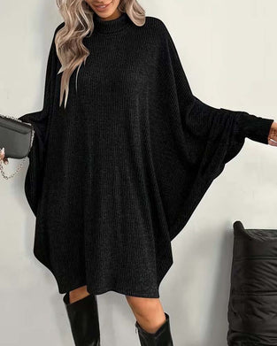 Batwing Sleeve Mini Dress