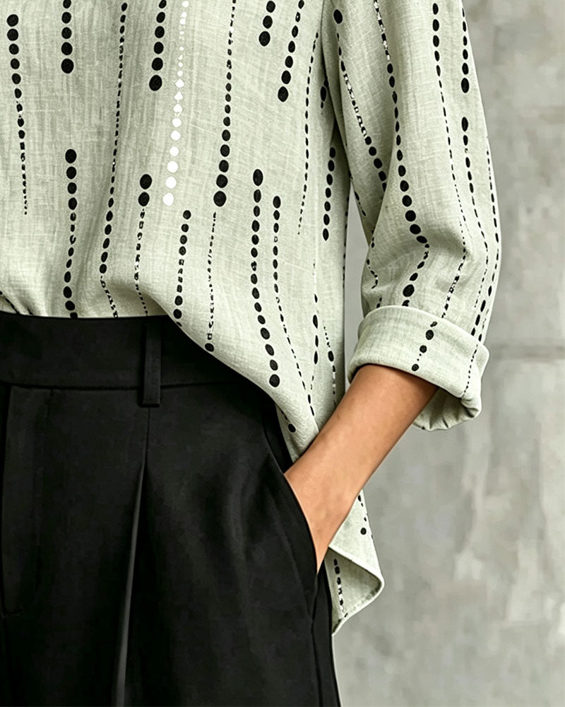Velvet Off-Shoulder Button Top