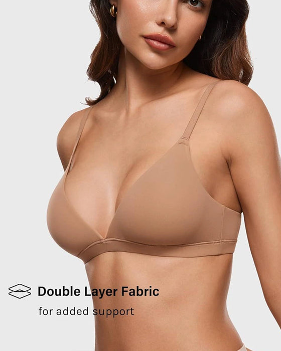 Sexy Wirefree Solid Color Lingerie