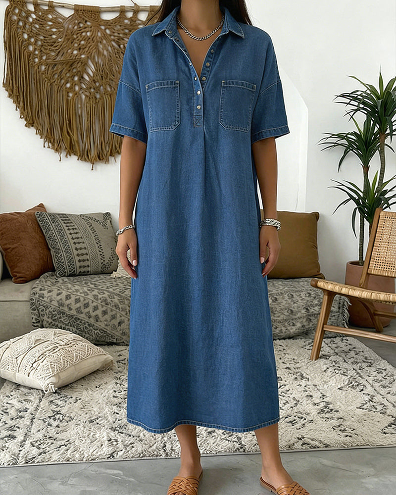 Fashionable Loose Straight Dress