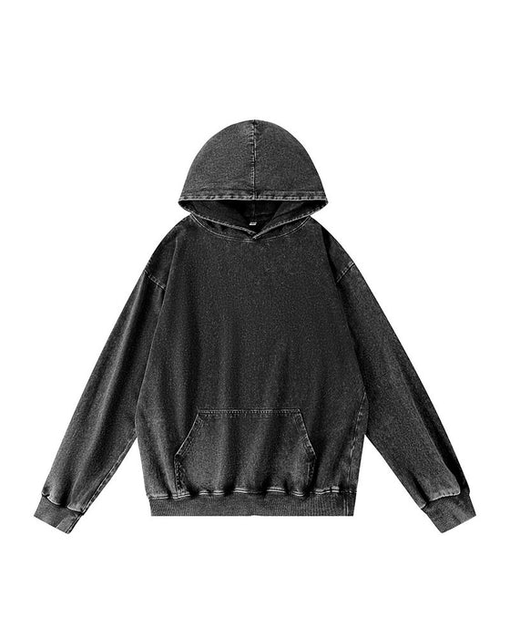 Casual Solid Pocket Hoodies