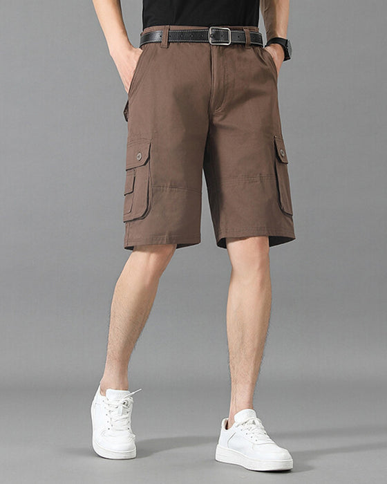 Men's Multi-Pocket Cargo Shorts