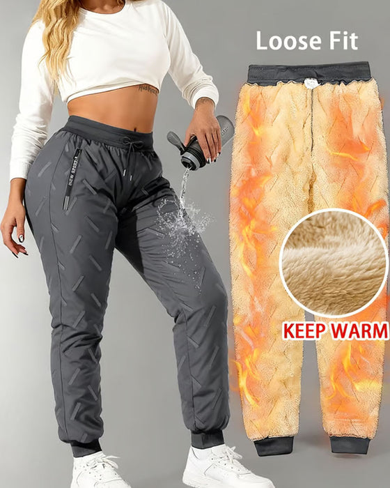 Fleece-Lined Outdoor Thermal Pants