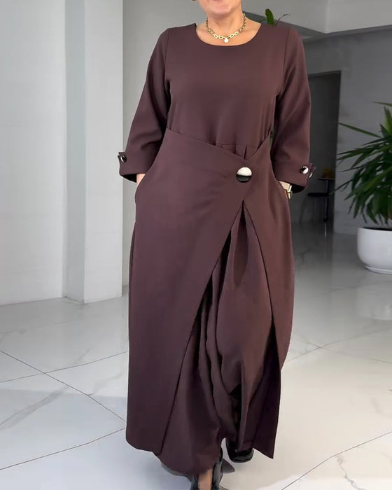 A-Line Fashionable Design Dress