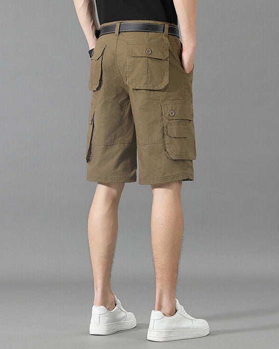 Men's Multi-Pocket Cargo Shorts