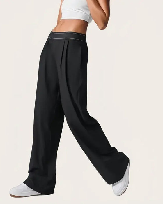 Casual Solid Color Long Pants