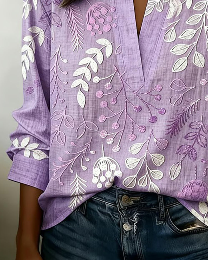 Heavy Industry Stand Collar Blouse