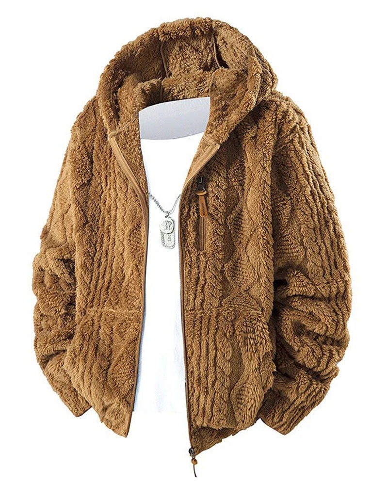 Men's Hooded Zipper Coat