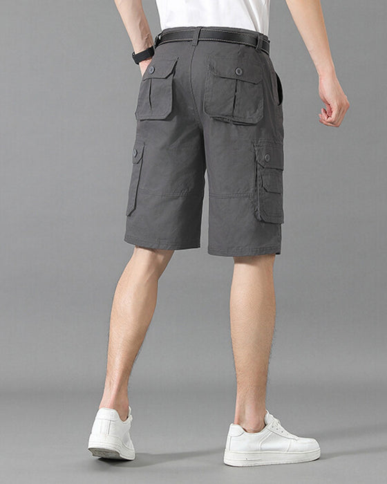 Men's Multi-Pocket Cargo Shorts