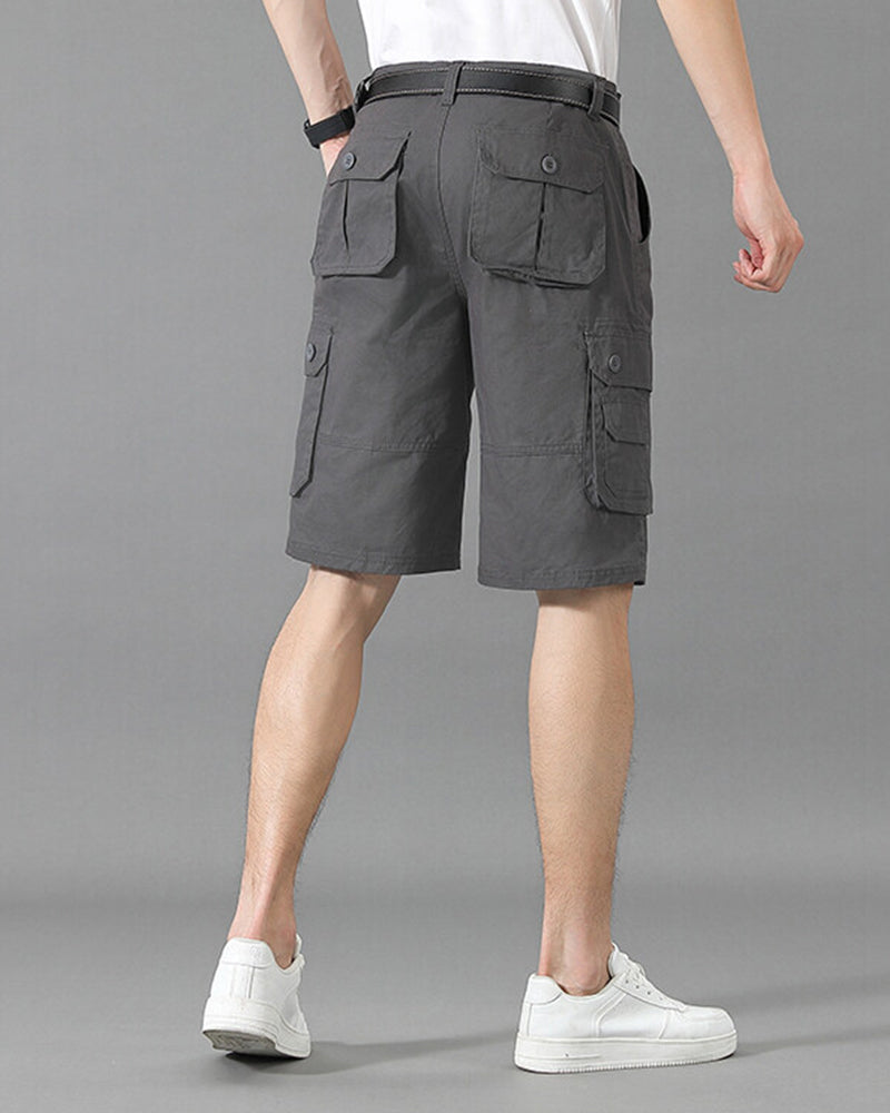 Men's Multi-Pocket Cargo Shorts