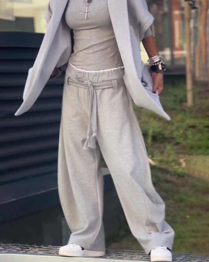 Fashion Drawstring Jogger Pants