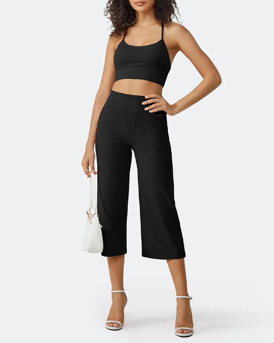 Slim Fit Casual Versatile Pocket Pant