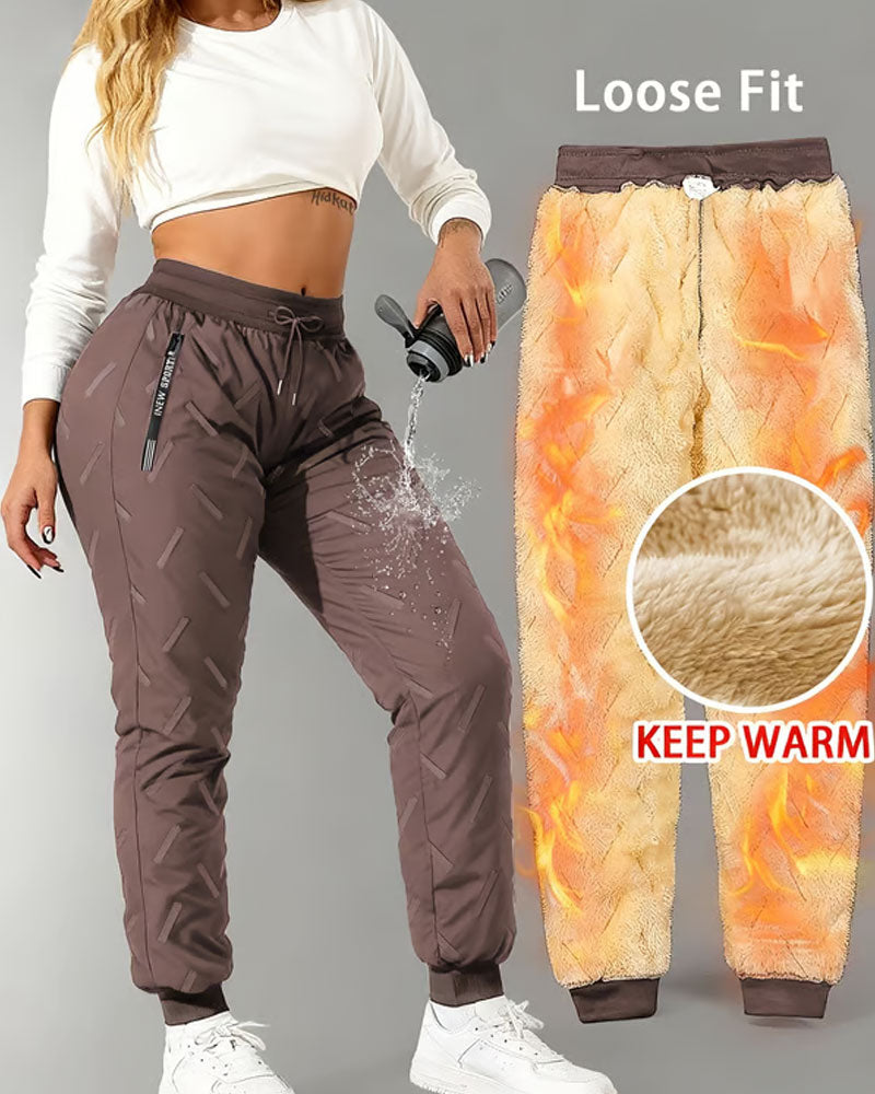Fleece-Lined Outdoor Thermal Pants