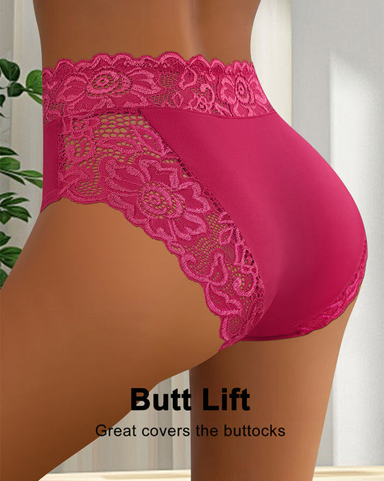 Sexy Lace Mid-Rise Panties-3