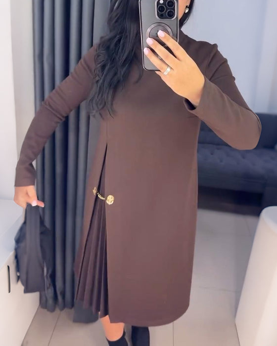 Painted Patchwork Elegant Dress