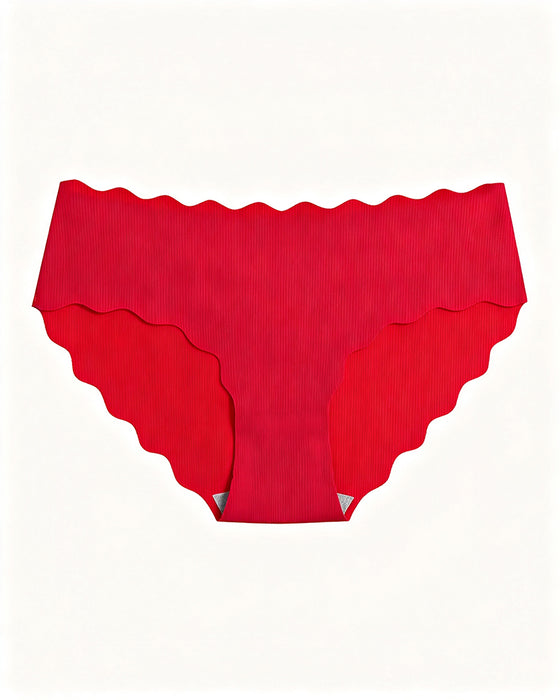 Solid Scallop Edge Comfort Lingerie